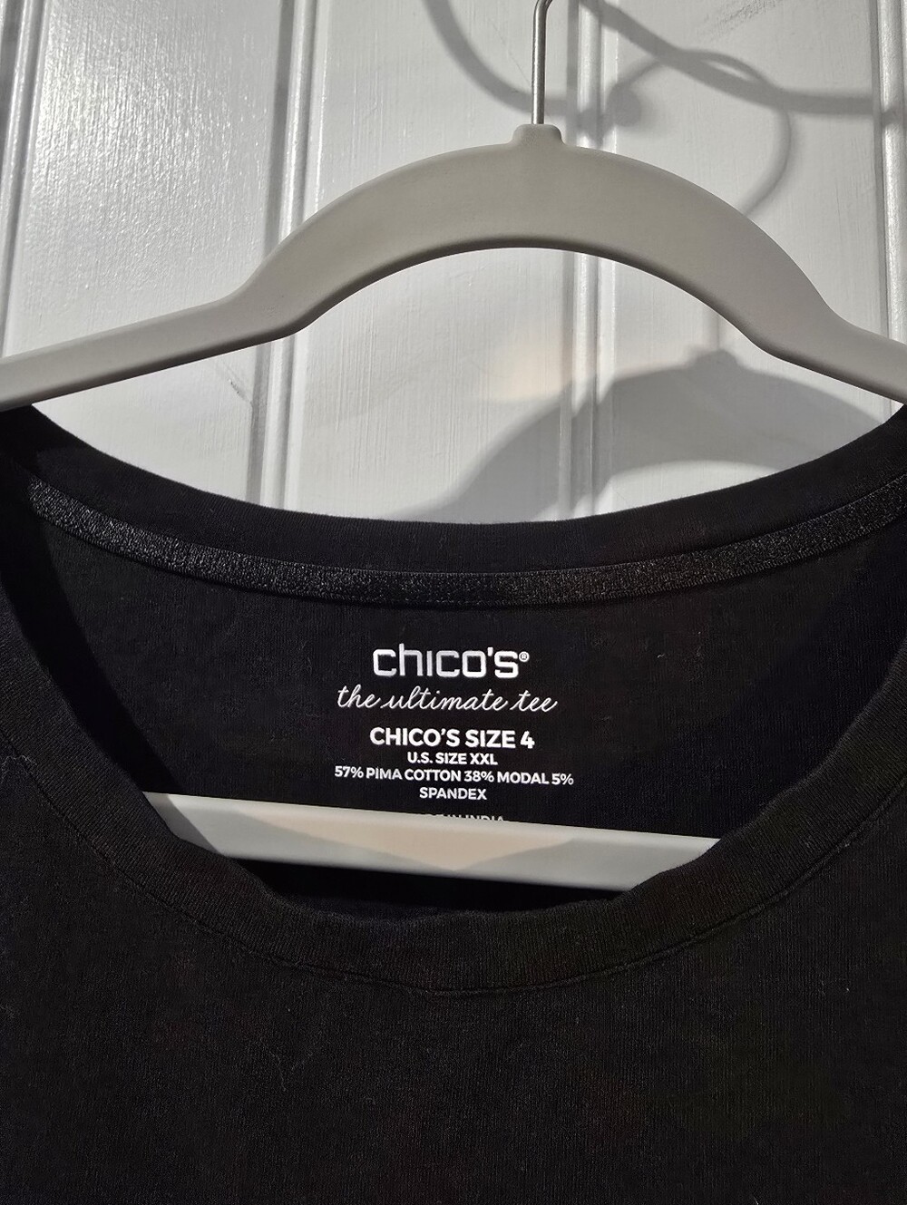 Chico's Lightweight, Long Sleeve Crewneck Top - Picture 2 of 3